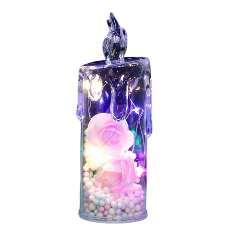 🔥Solange der Vorrat reicht 50 % Rabatt!🎉LED-Kerze in Rosenform