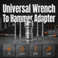 Universeller Adapter vom Schraubenschlüssel zum Hammer