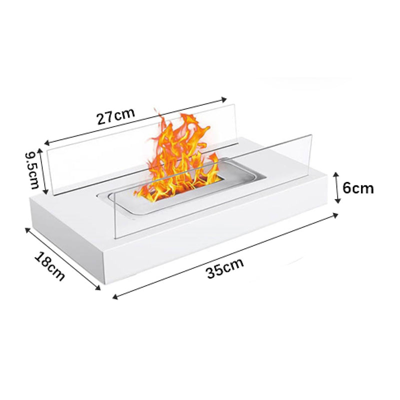 Tragbare Mini-Ethanol-Tischfeuerstelle zur Dekoration