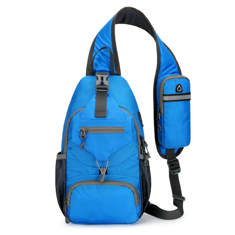Herren Brusttasche für Outdoor – großer Comuter, vielseitig & leicht – ideal für Radfahren, Reisen, Wandern & Alltag🎒🏞️