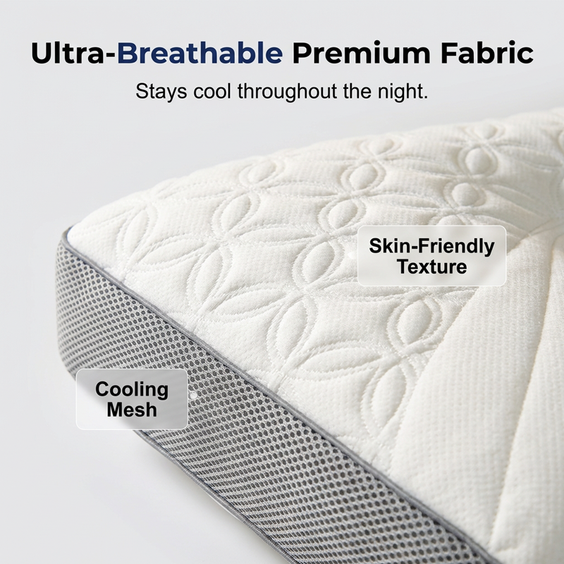 Ergonomic Latex Pillow for Neck Support