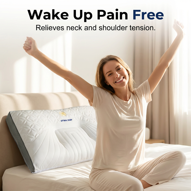 Ergonomic Latex Pillow for Neck Support