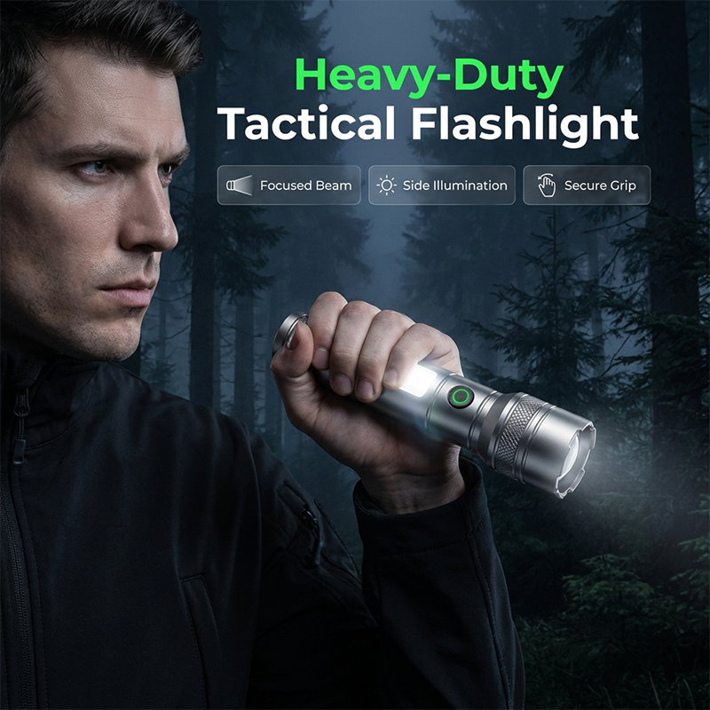 Long-Range Zoomable Flashlight