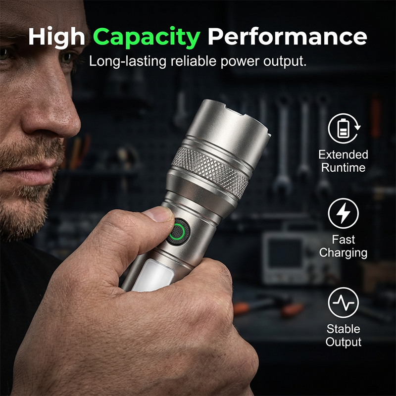 Long-Range Zoomable Flashlight