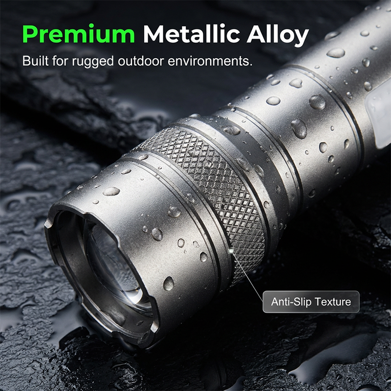 Long-Range Zoomable Flashlight