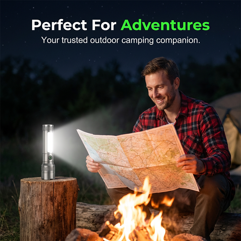 Long-Range Zoomable Flashlight