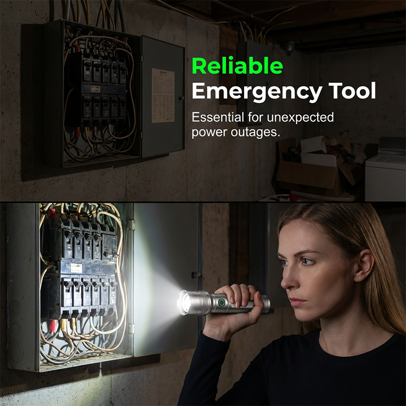 Long-Range Zoomable Flashlight