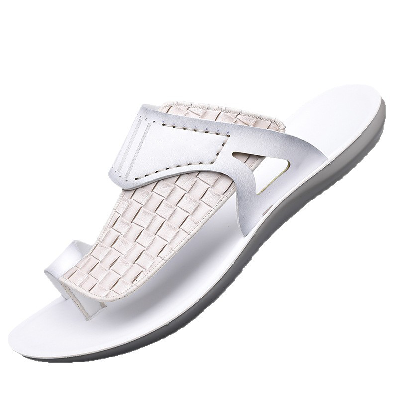 Men's Casual Woven Toe Loop Sandals