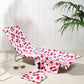 2-in-1 Beach Chaise Lounge Cover with Side Pockets