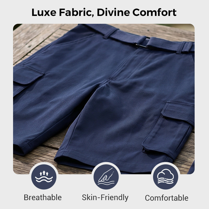 🩳🌿Praktischer Stil für jeden Tag 💪✨Klassische Herren-Cargoshorts mit Taschen