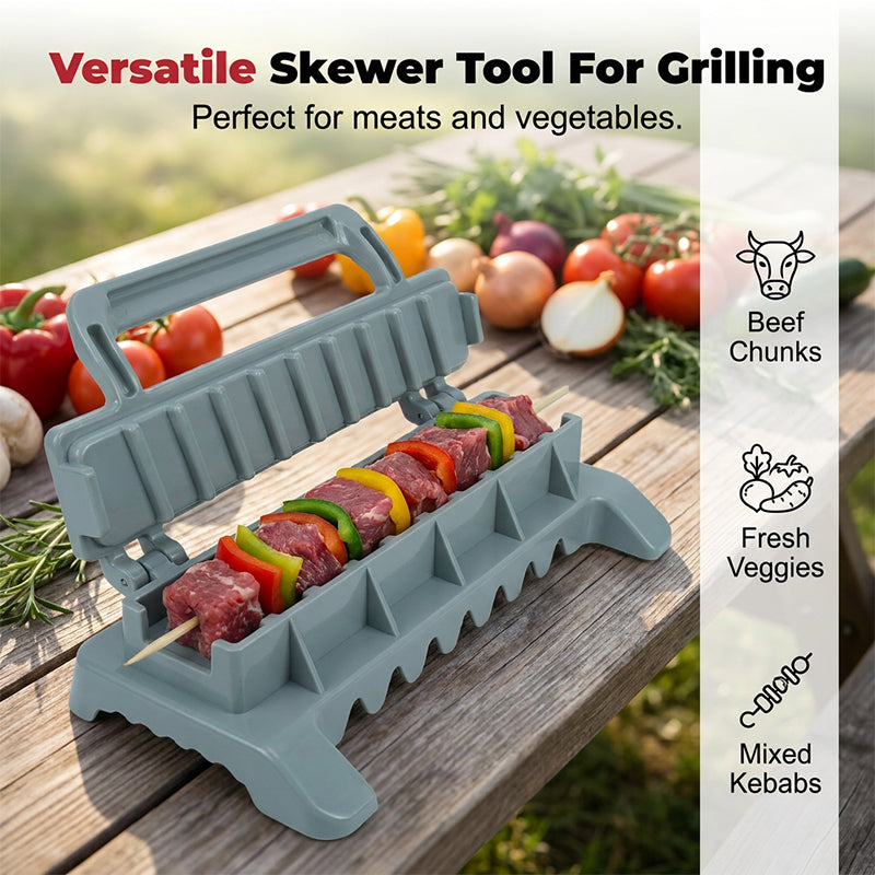 ⚡️Kebab-Maker: Perfekt geformte Spieße ohne Kleben & Zeitverlust🥩
