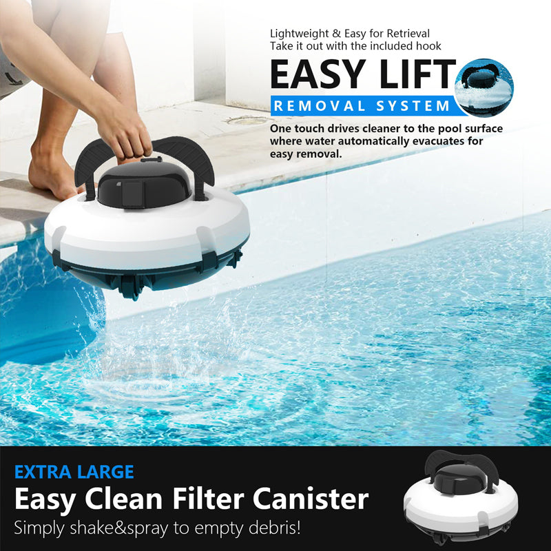 🤖 50% RABATT! 💧 Kabelloser Roboter-Poolreiniger – Automatisch, leistungsstark & für Boden, Wände & Wasserlinie 🏊