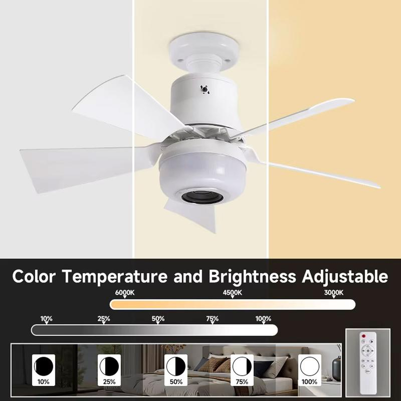 🌬️Intelligenter Deckenventilator mit Beleuchtung, RGB und Bluetooth-Lautsprecher💡