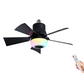 🌬️Intelligenter Deckenventilator mit Beleuchtung, RGB und Bluetooth-Lautsprecher💡