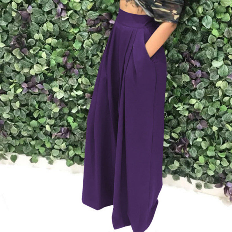 Women's Elegant High-Waist Pants