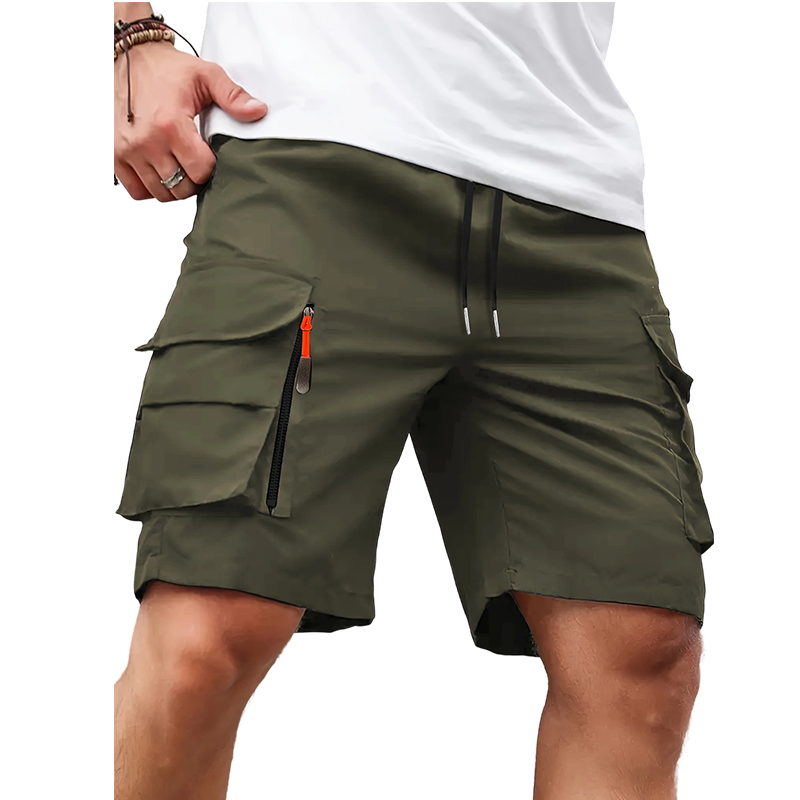 Schnelltrocknende Herren-Cargoshorts mit Taschen