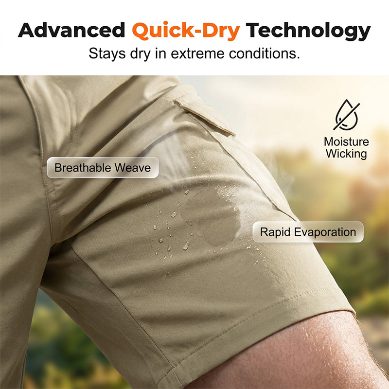 Lässige Outdoor-Cargoshorts für Herren
