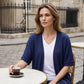 Lässiger Kurzarm-Cardigan für Damen