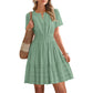 🌞 50% RABATT NUR HEUTE 👗 Damen Stufen-Minikleid – sommerlich, locker & verspielt 💫 Perfekt für Strand & Stadt