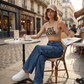 🔥 Heißer Sale: Elegante Workwear-Jeans mit weitem Bein [Nur heute: 50 % Rabatt] 👖