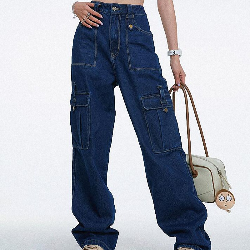 🔥 Heißer Sale: Elegante Workwear-Jeans mit weitem Bein [Nur heute: 50 % Rabatt] 👖