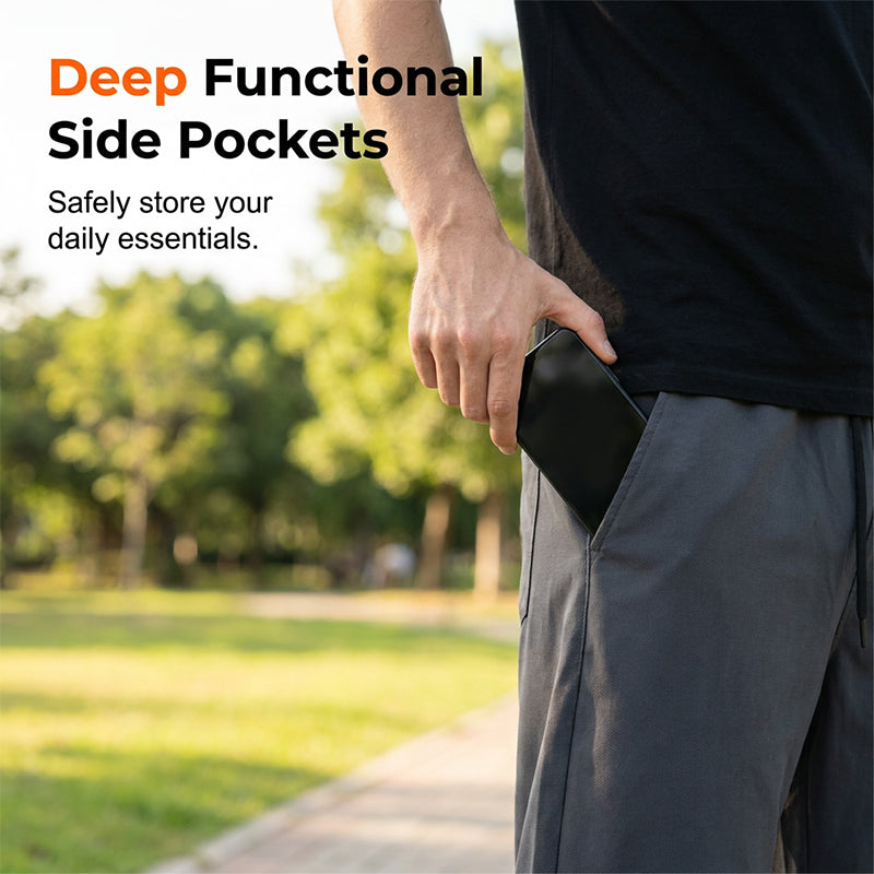 Men's Ice Silk Breathable Capri Shorts