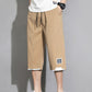 Men's Ice Silk Breathable Capri Shorts