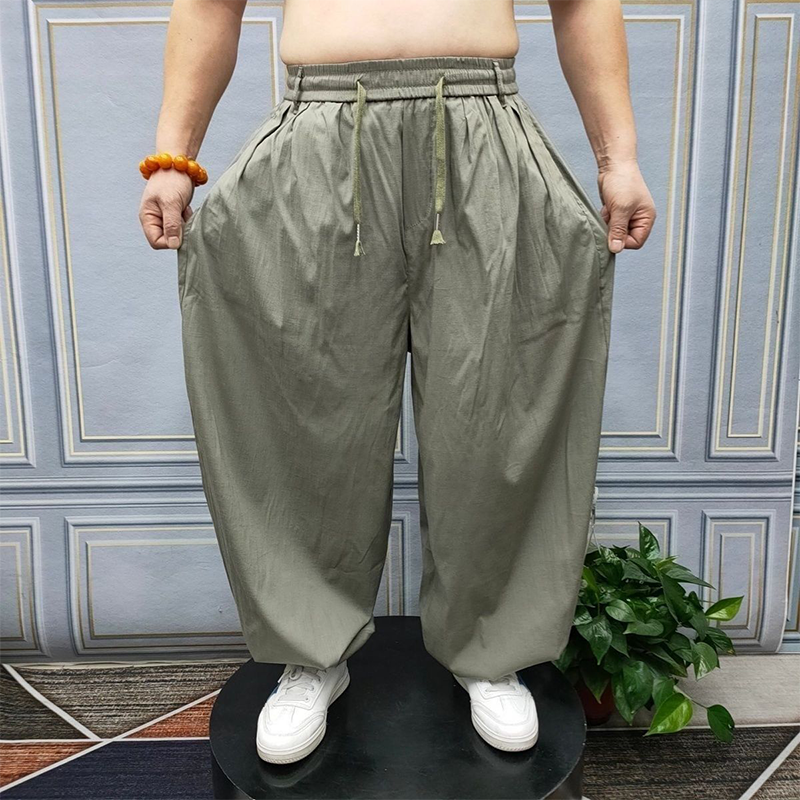 👖 JETZT 50 % RABATT! 🌞 Lässige Sommer-Haremshose für Herren – aus atmungsaktiver Baumwolle, mit elastischem Bund und lockerer Passform – ideal zum Entspannen, für Yoga oder an heißen Tagen 🧘‍♂️