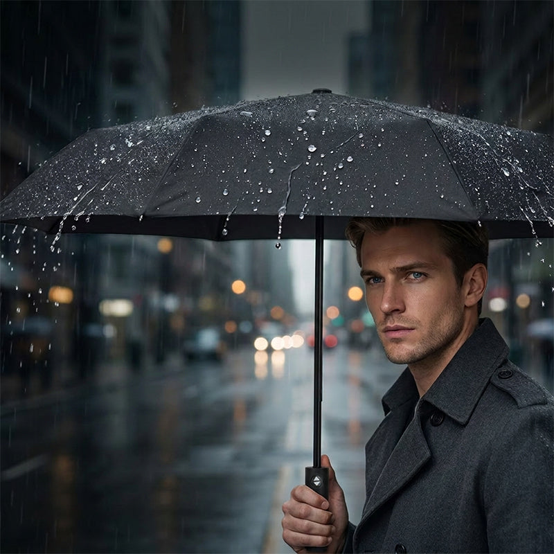 🌦️🌦️ Manuell Öffnender 8-Speichen Sonne & Regen Regenschirm
