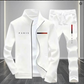 🧥 BEFRISTETES ANGEBOT – 50% RABATT! ✨ Herren-Bedrucktes Zip-Jacken- und Hosen-Set – Komplett, weich, lässig 🎨