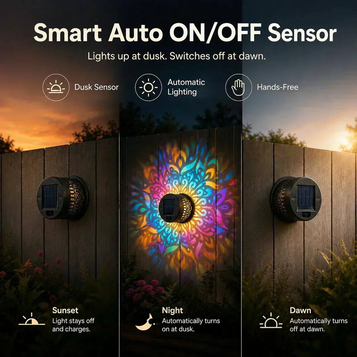 🌞 50 % RABATT! 🌀 Solar-Mandala-Licht – Atemberaubende Musterprojektion, 2-in-1-Design für Boden und Wand, wasserdicht (IP65) und automatische Ein-/Ausschaltung 🌿