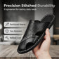 👞 ✨ 50% RABATT! Herren Pantoffeln aus Kunstleder mit geschlossener Zehenpartie – Bequem, strapazierfähig & perfekt für Zuhause und Reise 🏠 ✈️