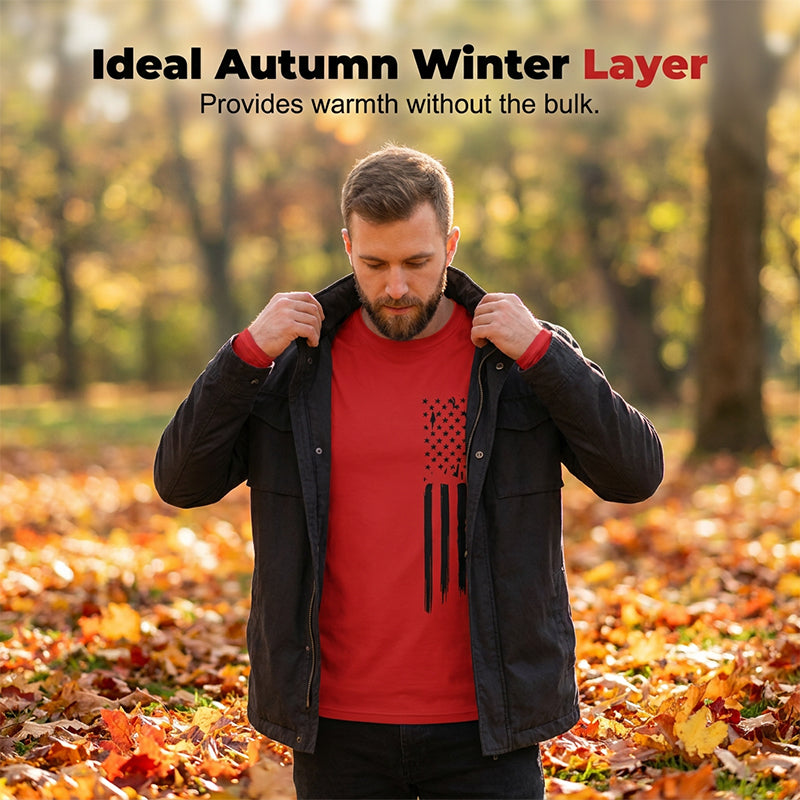 Men's Casual Fit Long-Sleeve Tops