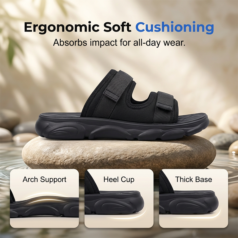 👞【 Limitiertes Angebot: 50 % Rabatt  】✌️ Verstellbare Riemchen-Sandalen für Herren – individuell anpassbar für perfekten Halt