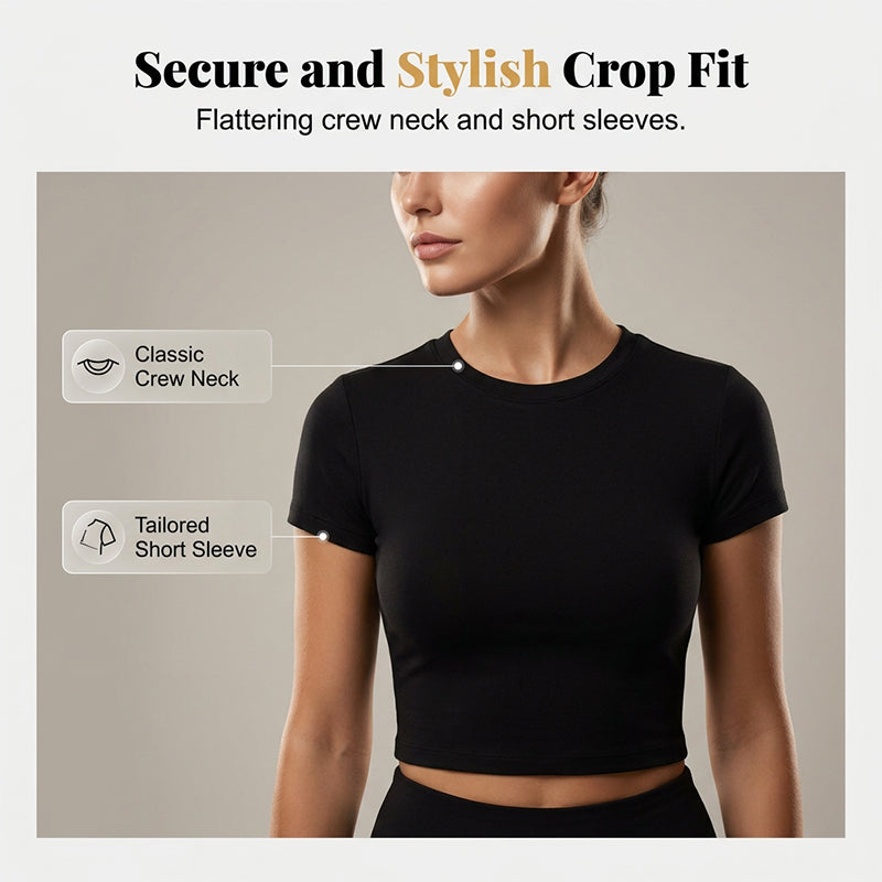 ✨🔥Elegantes figurbetontes Zweiteiler: Kurzes Crop Top und Midirock mit Schlitz