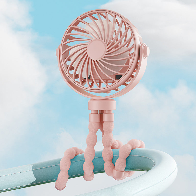 🐙💨 Mini-Handventilator „Octopus“ mit mehreren Funktionen ✨