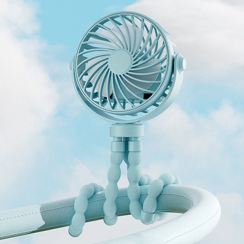 🐙💨 Mini-Handventilator „Octopus“ mit mehreren Funktionen ✨