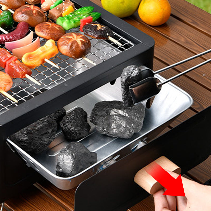 🍖 JETZT 50 % RABATT! 🏕️ Multifunktionaler Outdoor-Camping-Holzkohlegrill – zusammenklappbar und tragbar – rostfrei, leicht zu reinigender Rost und perfekt für Picknicks, Tailgate-Partys oder Grillabende am Strand – grillen Sie überall 🔥