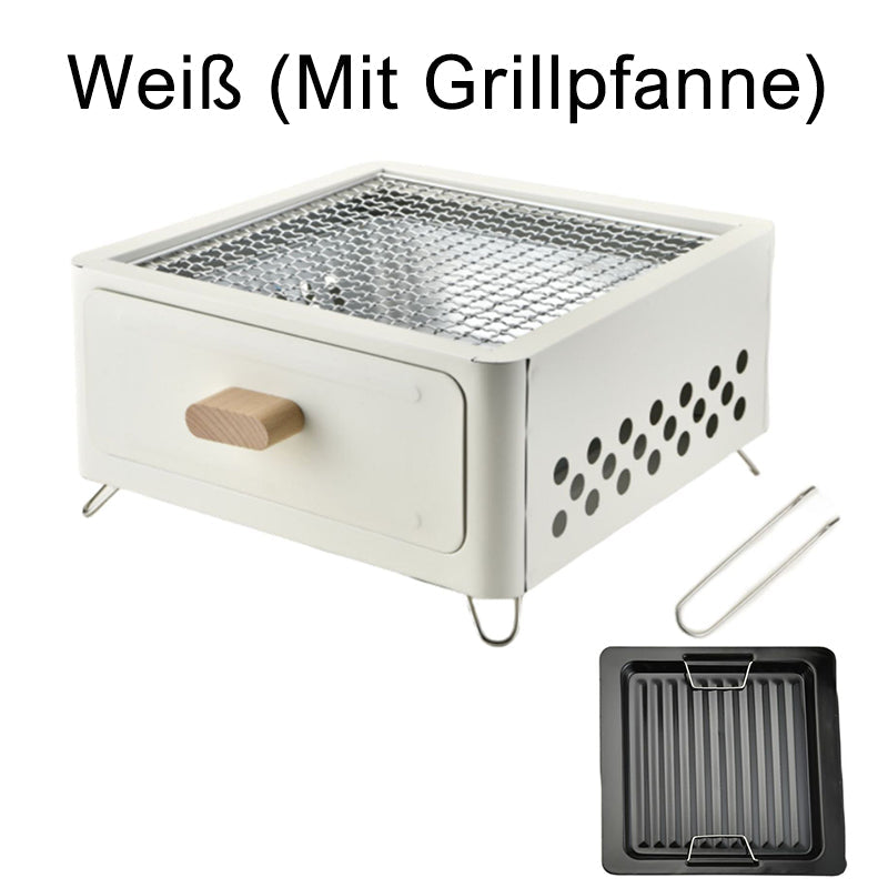 🍖 JETZT 50 % RABATT! 🏕️ Multifunktionaler Outdoor-Camping-Holzkohlegrill – zusammenklappbar und tragbar – rostfrei, leicht zu reinigender Rost und perfekt für Picknicks, Tailgate-Partys oder Grillabende am Strand – grillen Sie überall 🔥