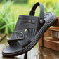 Herren-Sandalen aus PU-Leder, wandelbar