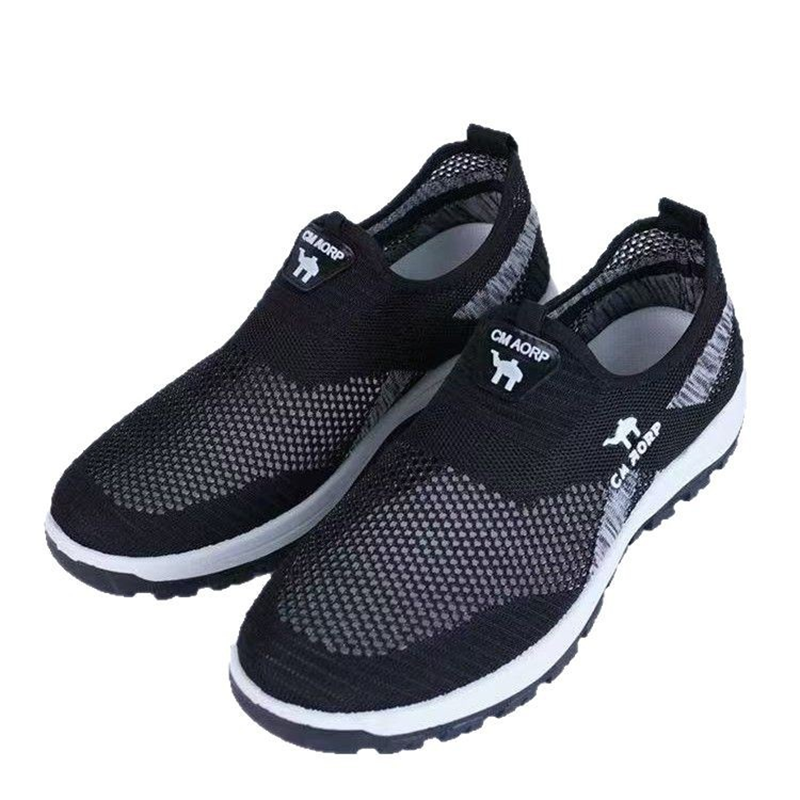 Atmungsaktive Slip-On-Wanderschuhe für Herren aus Mesh