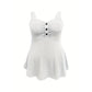 👚 JETZT 50 % RABATT! 🏆 Sommerliches, ärmelloses Damen-Tanktop mit Knopfleiste – Leicht und atmungsaktiv – Lockere Passform, ideal zum Kombinieren oder solo – Lässig-schick für heiße Tage 🌞