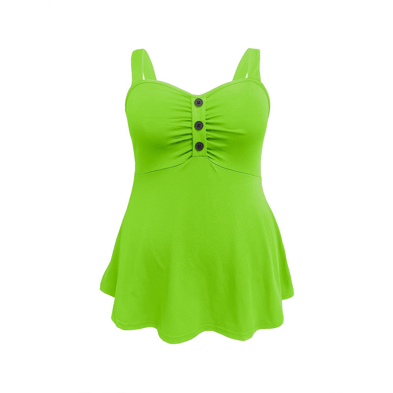 👚 JETZT 50 % RABATT! 🏆 Sommerliches, ärmelloses Damen-Tanktop mit Knopfleiste – Leicht und atmungsaktiv – Lockere Passform, ideal zum Kombinieren oder solo – Lässig-schick für heiße Tage 🌞
