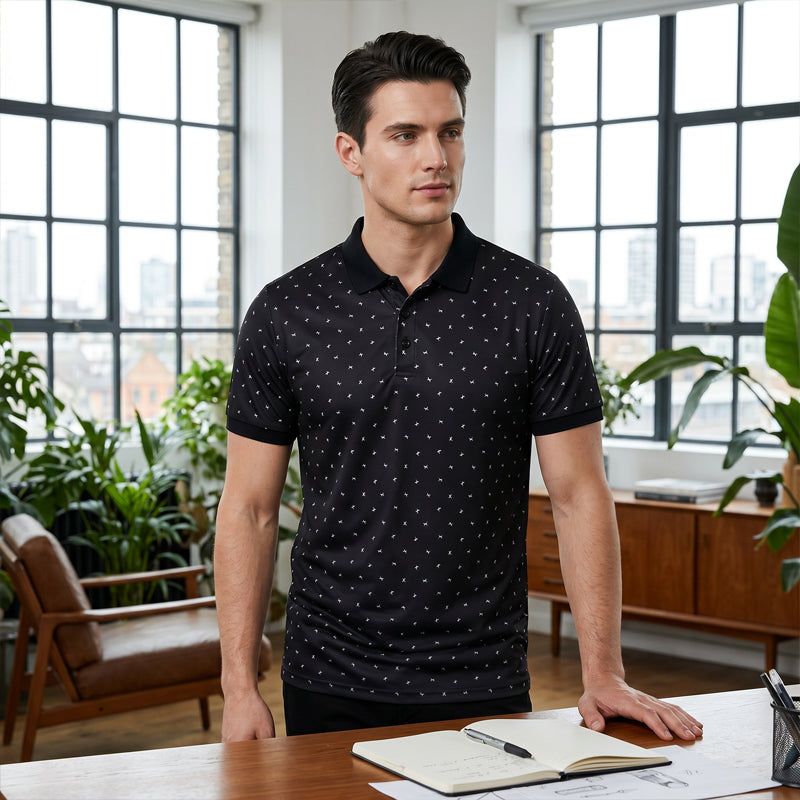 👔 LIMITIERTES ANGEBOT 50% RABATT! ✨ Herren Kurzarmhemd – Modernes Muster, Klassischer Kragen, Atmungsaktiv 💼
