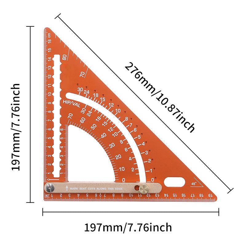 📐Präzisions-Dreikantwinkel für die Holzbearbeitung
