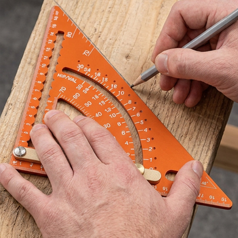 📐Präzisions-Dreikantwinkel für die Holzbearbeitung