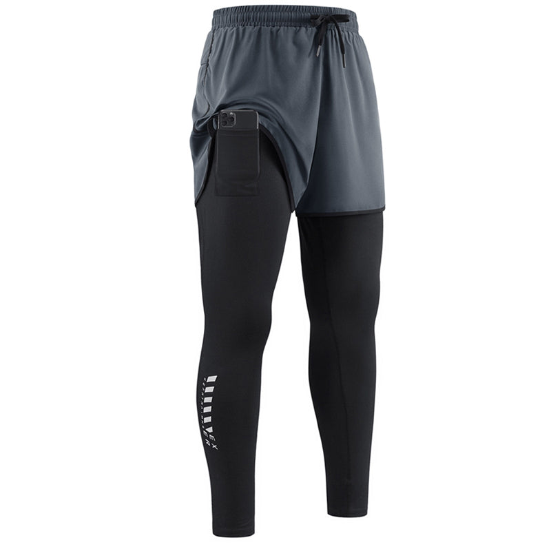 🏃‍♂️ LIMITED-TIME 50% RABATT! ✨ Herren 2-in-1 Laufhosen – Kompression, Atmungsaktiv ✨