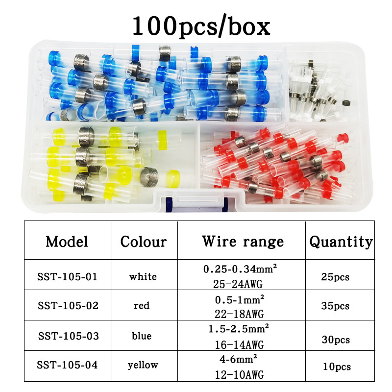 💧【Begrenztes Angebot – 50 % Rabatt!】🔌 Wasserdichte Lötanschlüsse Set | Praktisch für alle Kabel