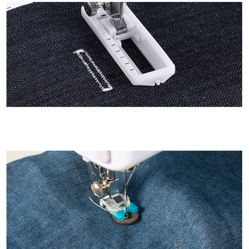 Multifunktionale Nähmaschine mit Overlock-Stich