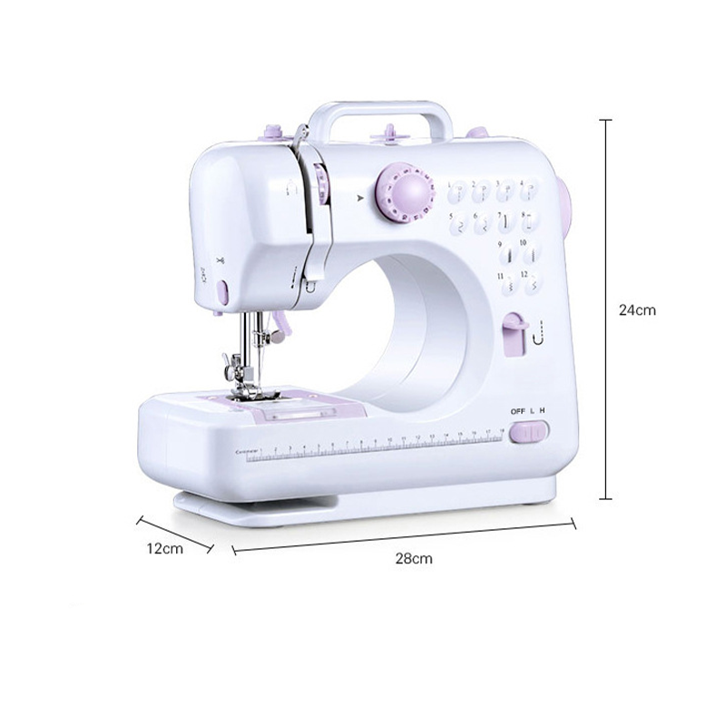 Multifunktionale Nähmaschine mit Overlock-Stich